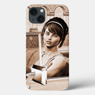 Vintage Vrouw iPhone 13 Hoesje