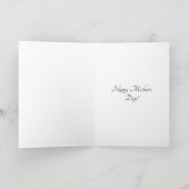 Vintage vrouw en hond, Moederdag Kaart (Binnen)