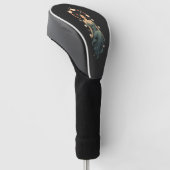 Vintage Vrouw Golfheadcover (Schuin)