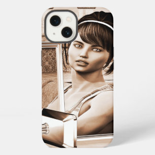 Vintage Vrouw iPhone 13 Hoesje