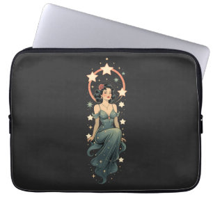 VINTAGE VROUW LAPTOP SLEEVE
