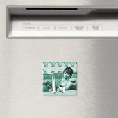 Vintage Vrouw Magneet (Insitu (Vaatwasser))