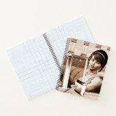 Vintage Vrouw Notitieboek (Binnen)