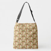Vintage vrouw Pierrot Crossbody Tas (Achterkant)