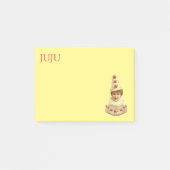Vintage vrouw Pierrot Post-it® Notes (Voorkant)