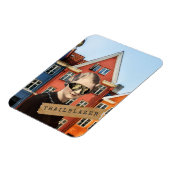 Vintage Vrouw Pionier Kitsch Veranderde Kunst Magneet (Linkerzijde)