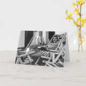 Vintage vrouw - tante Mary Kaart (Gele Bloem)