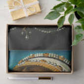 Vintage Vrouw Tissuepapier (Geschenk)