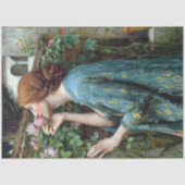 Vintage Vrouw Waterhouse Decoupage Tissuepapier (Voorkant)