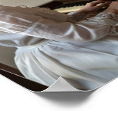 Vintage vrouwelijke pianist poster (Hoek)