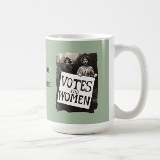 Vintage vrouwen Stemming Mok 2016