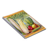 Vintage Vtable Art Persoonlijk Garden Notitieboek (Rechterzijde)
