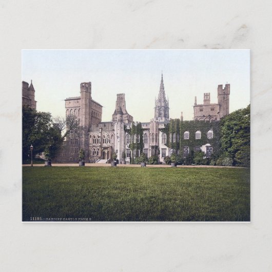 Vintage Wales, Cardiff Castle c1910 Briefkaart (Voorkant)