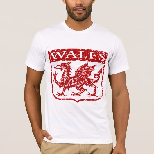 Vintage Wales T-shirt (Voorkant)