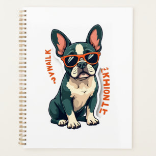 Vintage Walk Ik Denk Er Over Na Frans Bulldog Pret Planner
