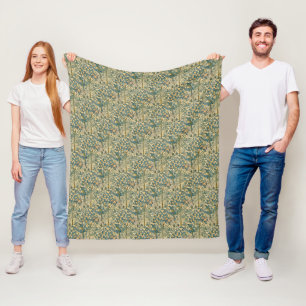 Vintage Walter Crane Ara- en citrusvruchtkunst Fleece Deken