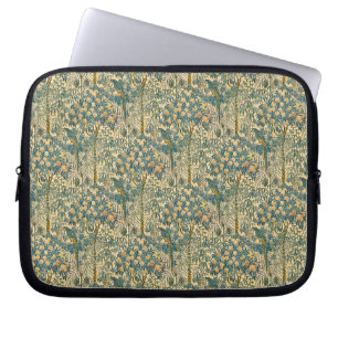 Vintage Walter Crane Ara- en citrusvruchtkunst Laptop Sleeve