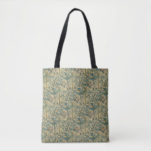 Vintage Walter Crane Ara- en citrusvruchtkunst Tote Bag