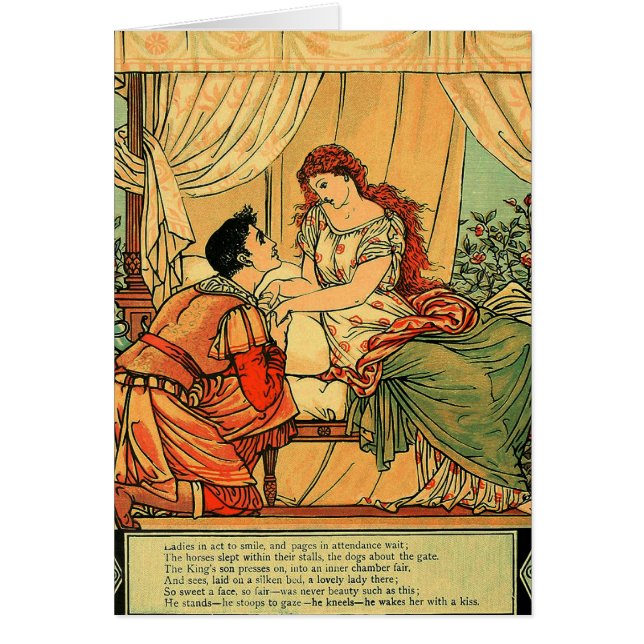 Vintage Walter Crane Sleeping Beauty Fairy Tale (Voorkant)