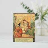 Vintage Walter Crane Sleeping Beauty Fairy Tale Briefkaart (Staand voorkant)
