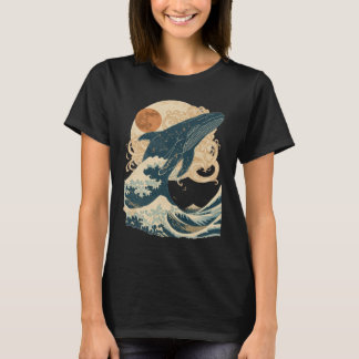 Vintage Walvis Oceaan Golf T-Shirt