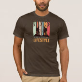 Vintage Wandel Levensstijl T-shirt (Voorkant)