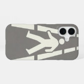 Vintage Wandelpad Markering iPhone 16 Hoesje (Achterkant horizontaal)