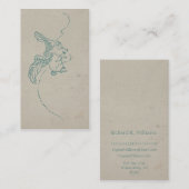 Vintage wanneer varkens vliegen visitekaartje (Voorkant / Achterkant)