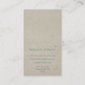 Vintage wanneer varkens vliegen visitekaartje (Achterkant)