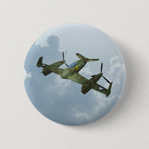Vintage Warbird-vlucht Militaire Luchtvaartkunst Ronde Button 5,7 Cm