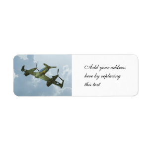 Vintage Warbird Vlucht Militaire Vliegkunst Etiket