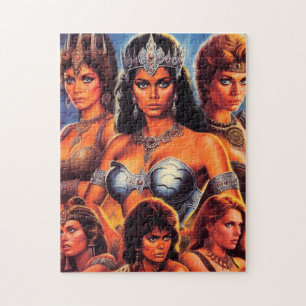 Vintage Warrior Koninginnen Legpuzzel