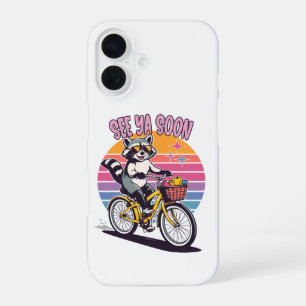 Vintage Wasbeer Fietstochten Tot Ziens Binnenkort iPhone 16 Hoesje