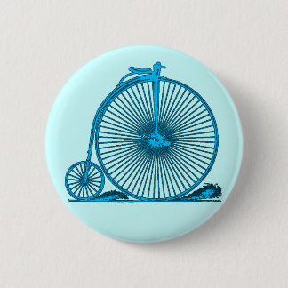 Vintage wasfietsenillustratieproducten kool ronde button 5,7 cm