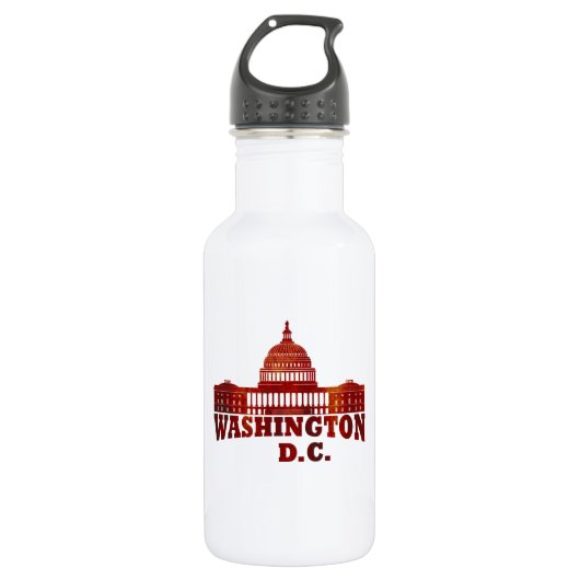 Vintage Washington DC Waterfles (Voorkant)