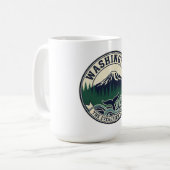 Vintage Washington State embleem  Koffiemok (Voorkant links)