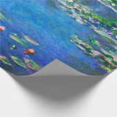 Vintage Water Lilies by Claude Monet Cadeaupapier (Hoek)