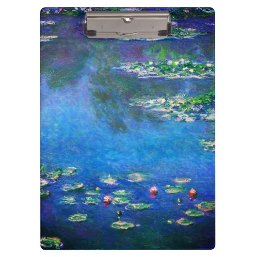 Vintage Water Lilies by Claude Monet Klembord (Voorkant)