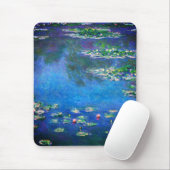 Vintage Water Lilies by Claude Monet Muismat (Met muis)