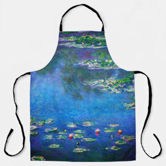 Vintage Water Lilies by Claude Monet Schort