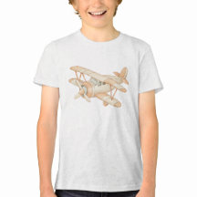 Vintage Watercolor Biplane Illustration for Advent