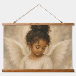 Vintage Watercolor Engel Meisje Wand Tapijt Hangend Wandkleed