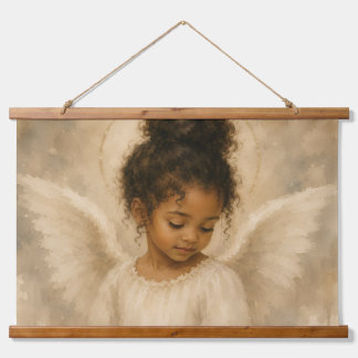Vintage Watercolor Engel Meisje Wand Tapijt Hangend Wandkleed