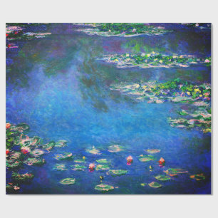 Vintage Waterlelies door Claude Monet Cadeaupapier
