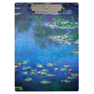 Vintage Waterlelies door Claude Monet Klembord