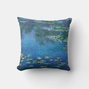Vintage Waterlelies door Claude Monet Kussen