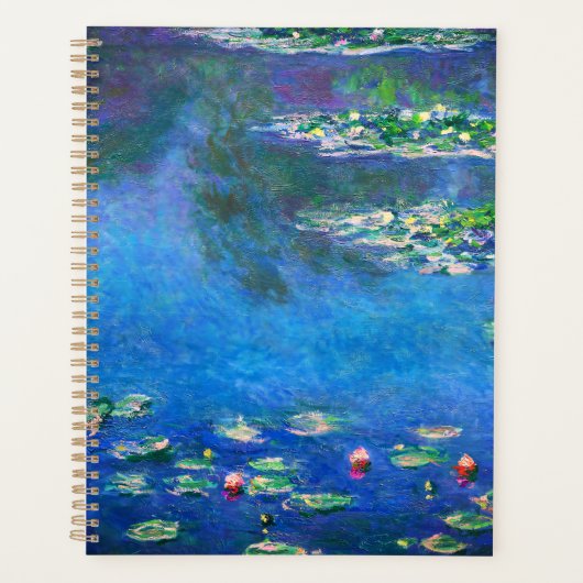 Vintage Waterlelies door Claude Monet Planner (Voorkant)