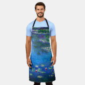 Vintage Waterlelies door Claude Monet Schort (Gedragen)