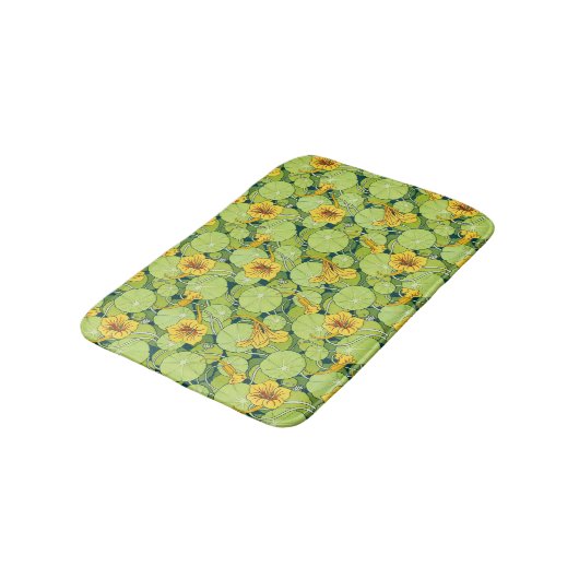Vintage Waterlilies Badmat (Gekanteld)