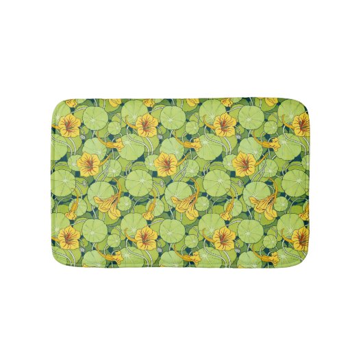 Vintage Waterlilies Badmat (Voorkant)